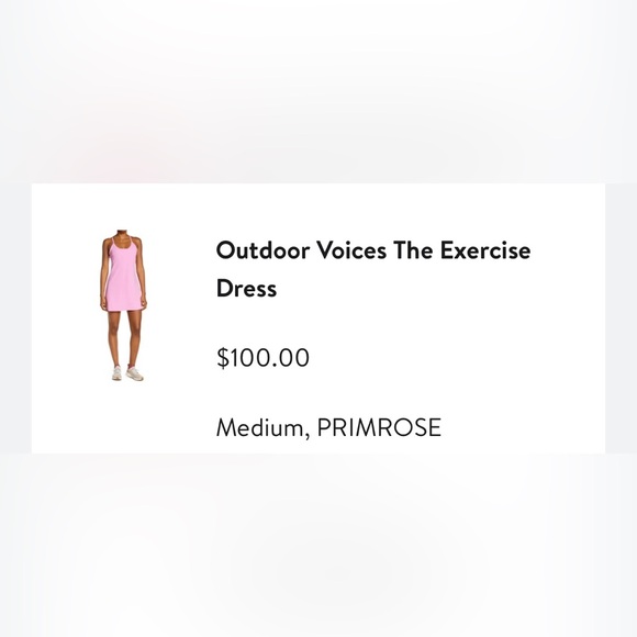 Outdoor Voices Exercise Dress - Picture 6 of 6